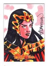 2023 5FINITY Dejah Thoris Original Sketch Card featuring Artist Andy Carreon picture