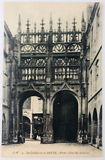 Vintage Rouen France La Cathedrale de Rouen Church Postcard P258 picture