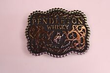 2010? Pendleton whiskey Leter Buck Rodeo Cowboy Montana Silversmiths Belt Buckle picture