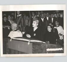Maria Eva, Wife of ARGENTINA President Juan D Peron in Rome 1947 Press Photo picture