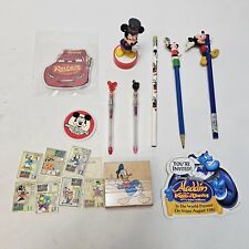 Miscellaneous Disney Lot Vintage Rare. Pins, Pens, Pencil Toppers, Stamps picture