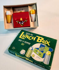Rare Vintage 50's Cutie-Pie Lunch Box Salt & Pepper Shaker Set picture