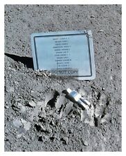 FALLEN ASTRONAUT PLAQUE LEFT ON MOON BY NASA APOLLO 15 CREW 8X10 PHOTO picture