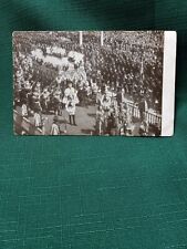 P/C of Russian Czar Nicholas II coronation procession Moscow 1896 German printed picture