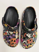 Disney Parks 2022 Happy Halloween Mickey Pumpkin Clog Crocs Size M9/W11 picture