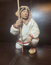 C. Alan Johnson Figure TINGOOK 1966 REPAIRED Vintage Eskimo AS IS picture