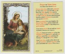 *St. Anne Laminated Holy Card* /Prayer to Obtain Some Special Favor/ {L87-S1 picture