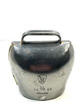 Vintage J Firmann Swissmade Cowbell 1995 Size 2/0 Silver Clean #2 Size picture