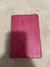 Zondervan  HOLY BIBLE  2011 New International Version Pink Faux Leather Bound picture