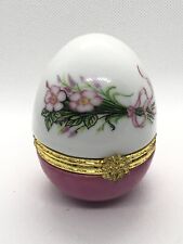 vintage porcelain easter egg trinket box picture
