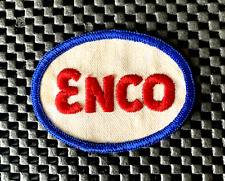 ENCO GAS OIL EMBROIDERED SEW ON ONLY PATCH HUMBLE OIL PETROLIANA 2 3/4
