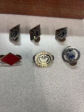 Vintage Military Pins Lot Of 6 picture
