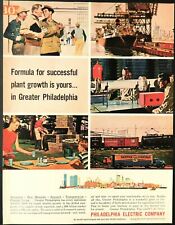 Philadelphia Electric Company ad vintage 1965 original print advertisement picture