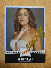 Alison Luff Custom Signed Card - Broadway's Best picture