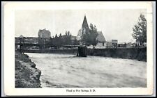 Postcard Flood At Hot Springs SD B51 picture