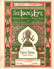 FAIRY TALES Music Sheet-1897-HARRY SMITH/VICTOR HERBERT-IDOL'S EYE-Comic Opera picture