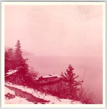 c1950s~Cold Fish Lake~Snowy~BC~British Columbia~Canada~VTG Original Photograph picture