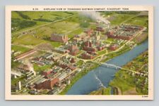 Kingsport TN Tennessee Eastman company linen Vintage Postcard $i picture