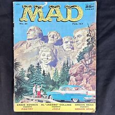 MAD Magazine Issue No. 31, February 1957 Mt. Rushmore picture