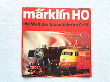 Vintage Märklin HO die Welt Der Eisenbahn Im Griff Prospekt 1977 picture