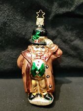 Vintage Old World Christmas Ornament Friendly Solicitor - Handmade In Germany picture