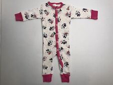 Vintage Walt Disney Coverall PJs Mickey Mouse Small 13 To 18lb USA picture