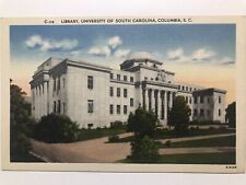 1940 Library University Of South Carolina Columbia South Carolina Postcard picture