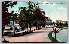 Philadelphia Pennsylvania Casino Lakeside Shore Boat Park Vintage WOB Postcard picture