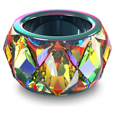 Swarovski Curiosa cocktail ring Triangle cut Purple Size 52 new box#5610821 $225 picture