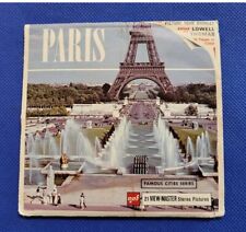 Vintage Gaf B177 Paris France Famous Cities Series view-master 3 Reels Packet picture