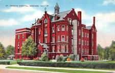 KEWANEE, IL Illinois   ST FRANCIS HOSPITAL   c1940's Kropp Linen Postcard picture