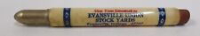 Evansville Indiana Union Livestock Stockyards Advertising Bullet Pencil picture