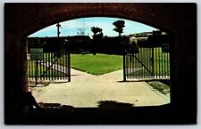 Dauphin Island Alabama~Fort Gaines Entrance~View Through Arch~1977 Postcard picture
