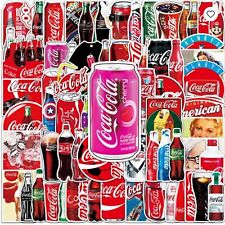 50pc COCA COLA, COKE LOGO MIX STICKERS-The First & Long Time Favorite Since 1886 picture