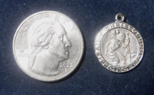 Vintage St Christopher Sterling Medal picture