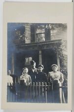 RPPC Victorian Family A Quick Picture at The House c1906 Postcard K14 picture
