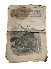 March 19, 1864 Harpers Weekly Civil War General Custer Authentic and Original picture