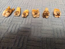 ANTIQUE REAL HUMAN TEETH 1920'S TO 1940S WITH FILLINGS, 6 Teeth  picture