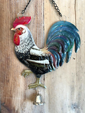 Rooster Metal Wall Ornament, 10.5