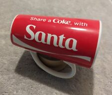 Coca Cola “Share a Coke with Santa” Christmas Red & White Tall Coffee Mug ~ EUC picture