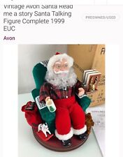 1999 Avon SANTA, READ ME A STORY Animated Vintage picture