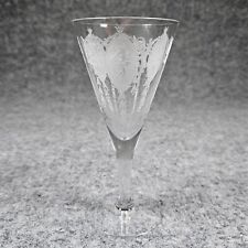 Elegant Etched Water Wine Glass Goblet 5