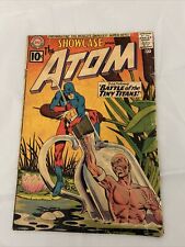 DC SHOWCASE # 34 1st Appearance Of The ATOM KEY ISSUE Comic Book 1961 G/VG picture