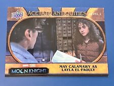 2023 Upper Deck Moon Knight Acetate Antiquities May Calamawy Layla El-Faouly zj5 picture