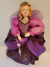 Large Winward  Angel Fairy 8 In. Tall Blonde  Plastic Hair Great Condition Stars picture
