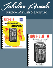 Rock Ola 1422 1426 & 1428 Jukebox Service, Parts, Troubleshooting 2 Manuals in 1 picture