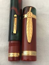 Delta Native American LE Vermeil Fountain Pen, 18K EF Nib- New picture