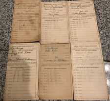Vintage Antique 1920’s -30’s School Report Cards American South Real Americana  picture