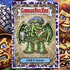 2018 Garbage Pail Kids Oh, The Horror-ible Purple 6a Chet Hulhu picture