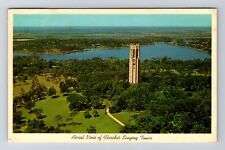 Lake Wales FL-Florida, Aerial Of Singing Tower, Antique, Vintage c1964 Postcard picture